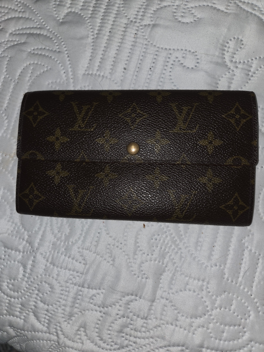 Louis Vuitton Monogram Canvas Continental Wallet in Brown